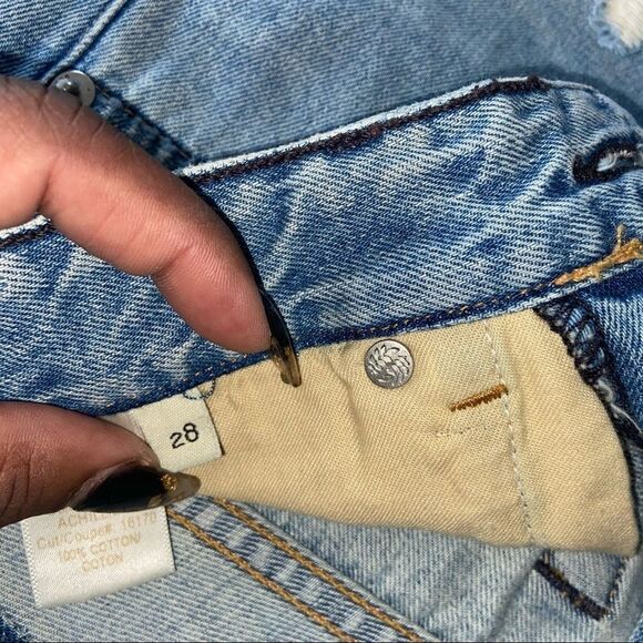 Rag & Bone Distressed Denim Shorts High Rise size 28 - Picture 7 of 8